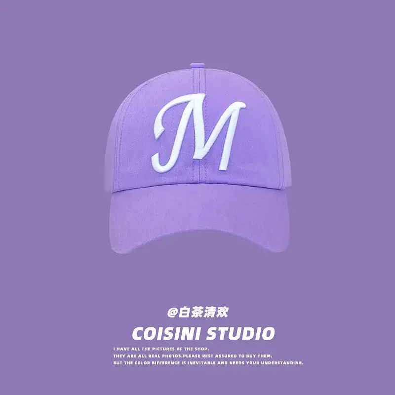 Pink M Letter Baseball Cap for Kids Summer - Image 4