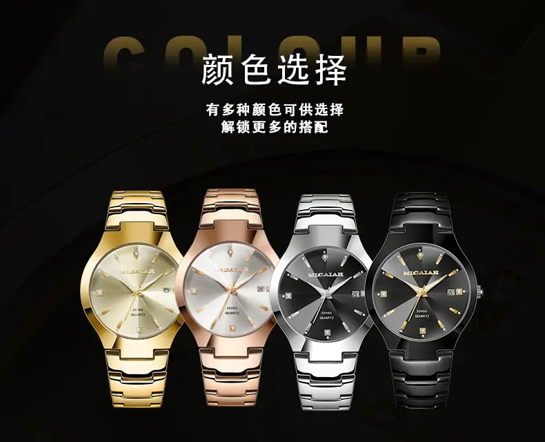 Micaiah Rose Gold Unisex Quartz Watch with Calendar — feature 7