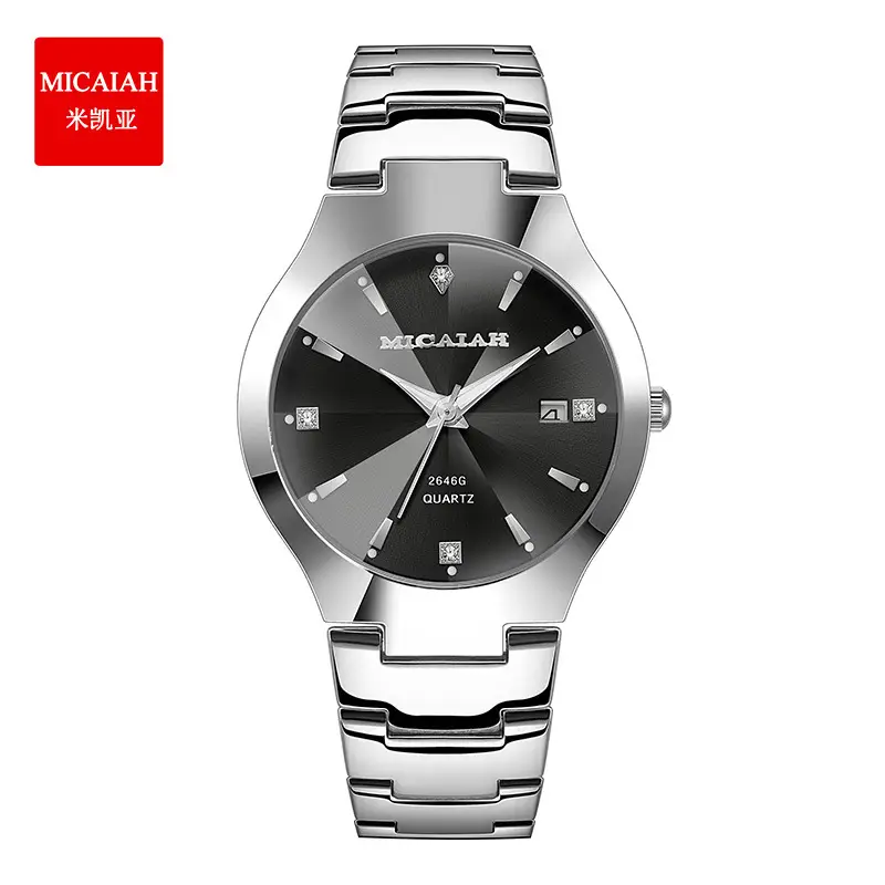 Micaiah Rose Gold Unisex Quartz Watch with Calendar