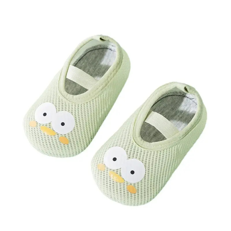 Baby Floor Socks Green Non-Slip 1-3Yrs
