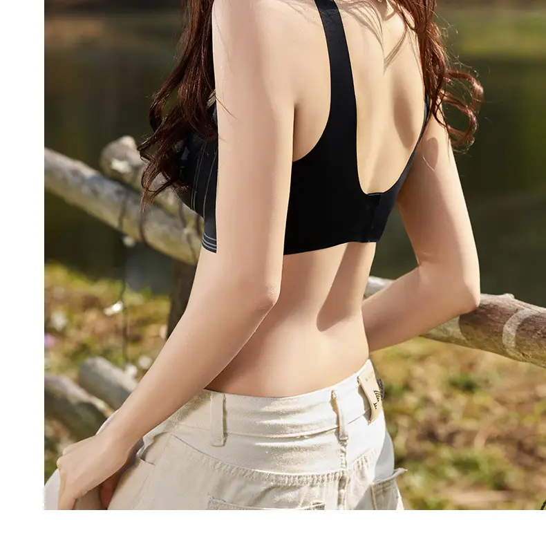 Fixed Cup Rimless Bra Women's Traceless Anti-Sagging Comfort — feature 25