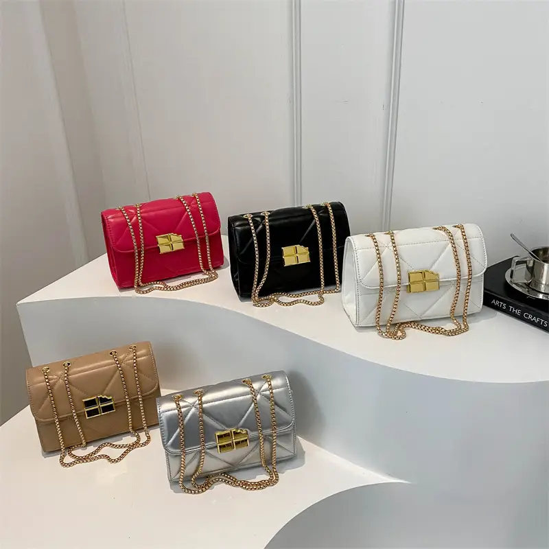 2024 Women Rhombic Chain Bags Set of 5 - Image 9