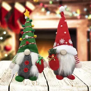 2025 Christmas Socks 3D Cartoon Velvet Linen Gift Bag — feature 17