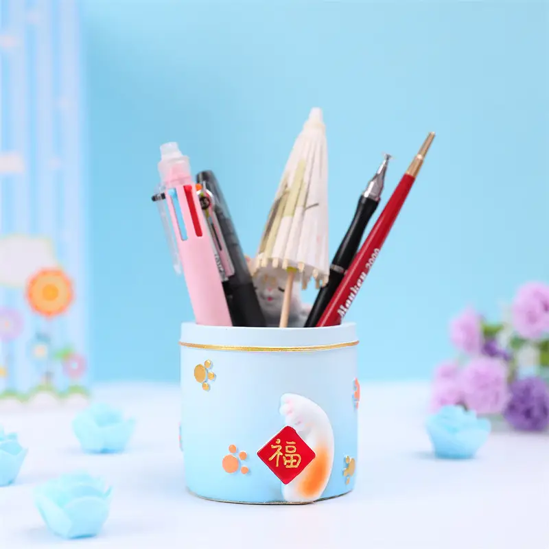 Cute Cartoon Pen Holder for Girls & Students - Image 16