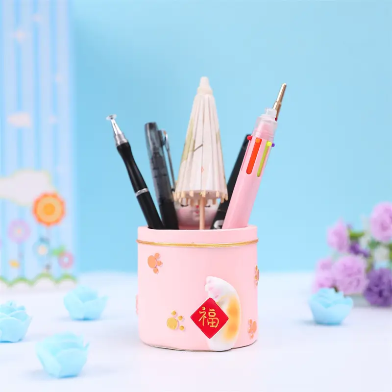 Cute Cartoon Pen Holder for Girls & Students - Image 17