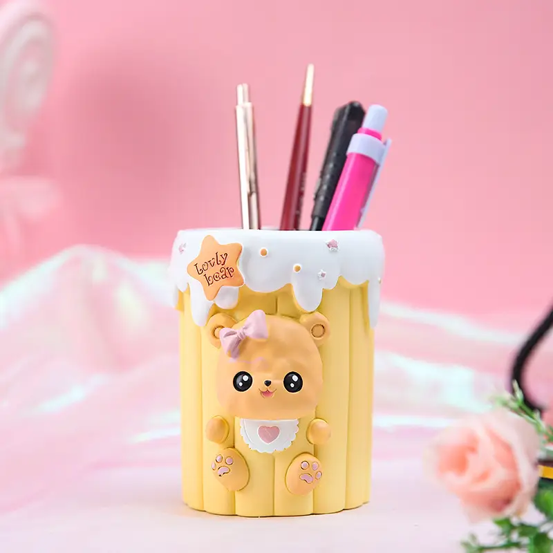 Cute Cartoon Pen Holder for Girls & Students - Image 22