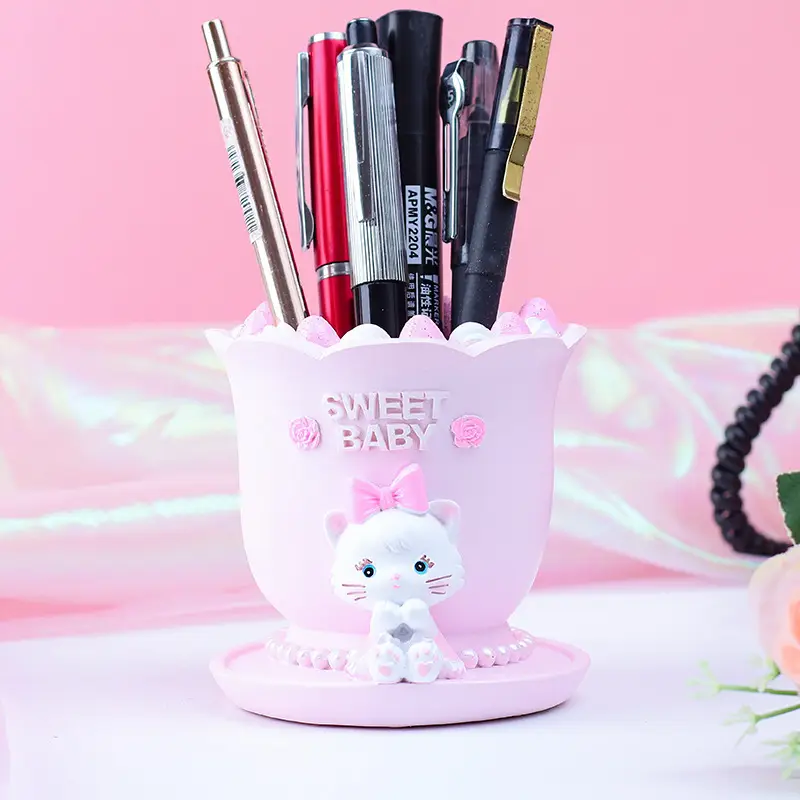 Cute Cartoon Pen Holder for Girls & Students - Image 6