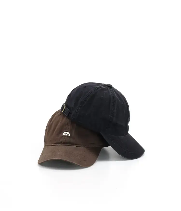 Men's Brown Cotton Baseball Cap with Sunshade — feature 3