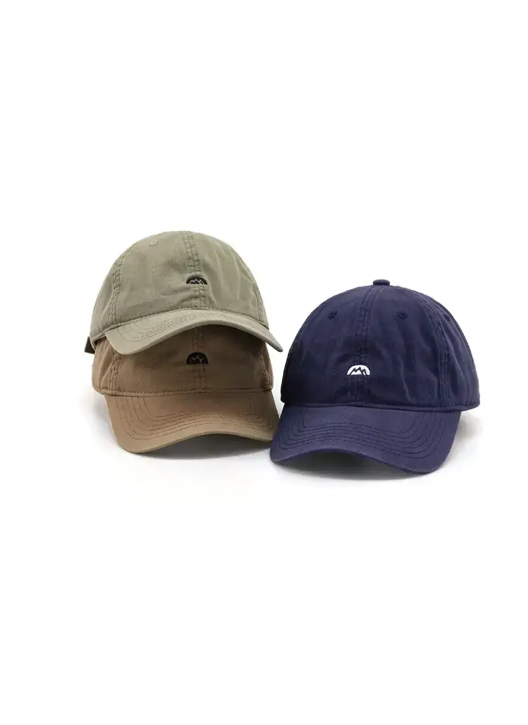 Men's Brown Cotton Baseball Cap with Sunshade — feature 4