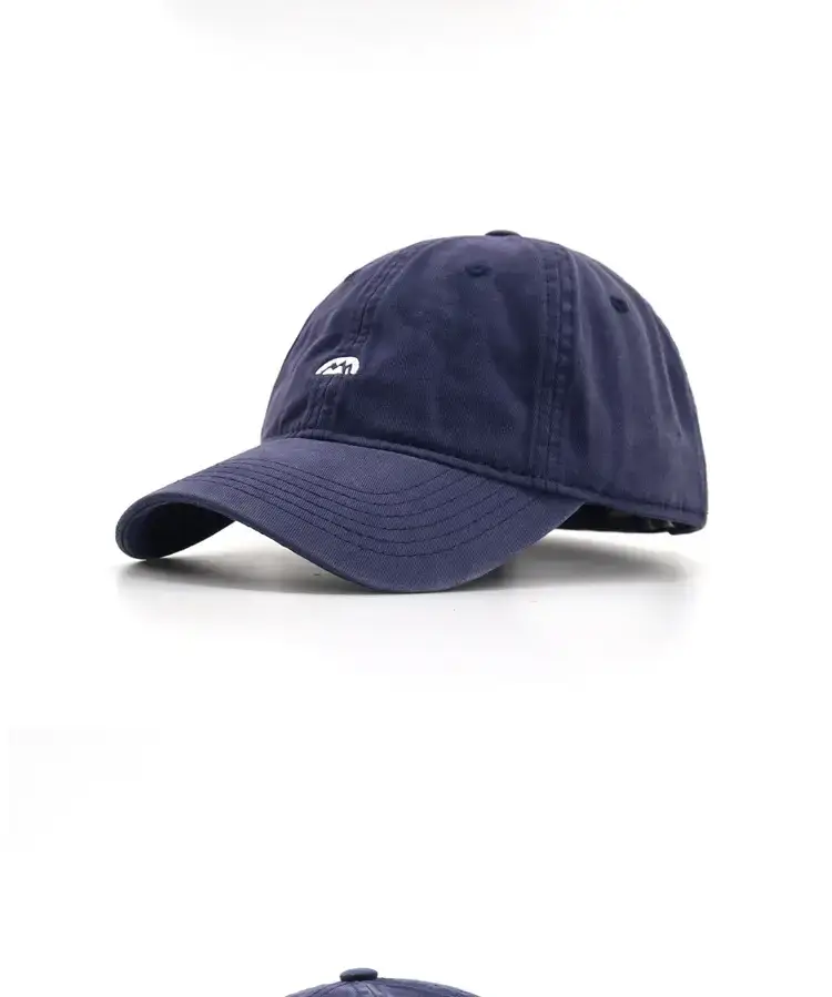 Men's Brown Cotton Baseball Cap with Sunshade — feature 7