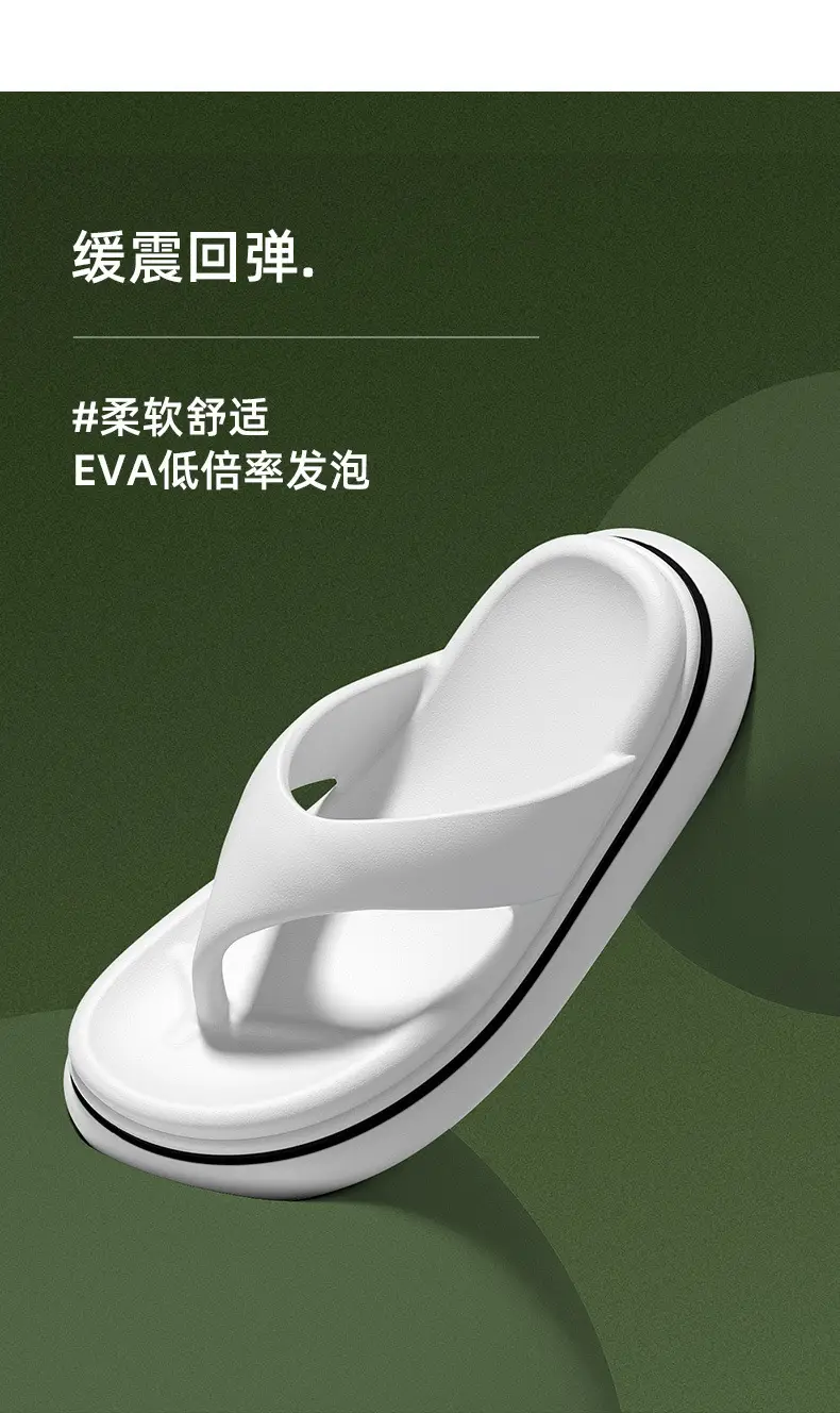 Fashion Casual Beach Trendy Korean Style Men's Flip-Flops Summer Non-Slip Outdoor Sandals Thong Sandals — feature 3