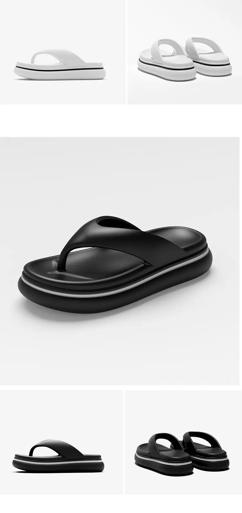 Fashion Casual Beach Trendy Korean Style Men's Flip-Flops Summer Non-Slip Outdoor Sandals Thong Sandals — feature 7