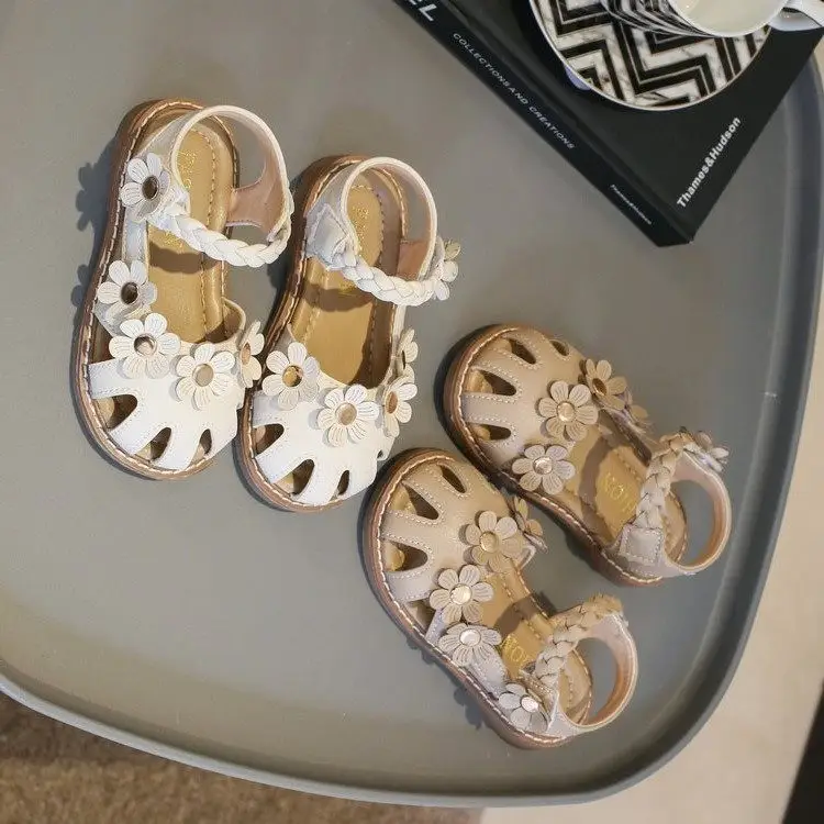 Baby Floral Sandals for Girls 1-5 Years Soft Soles