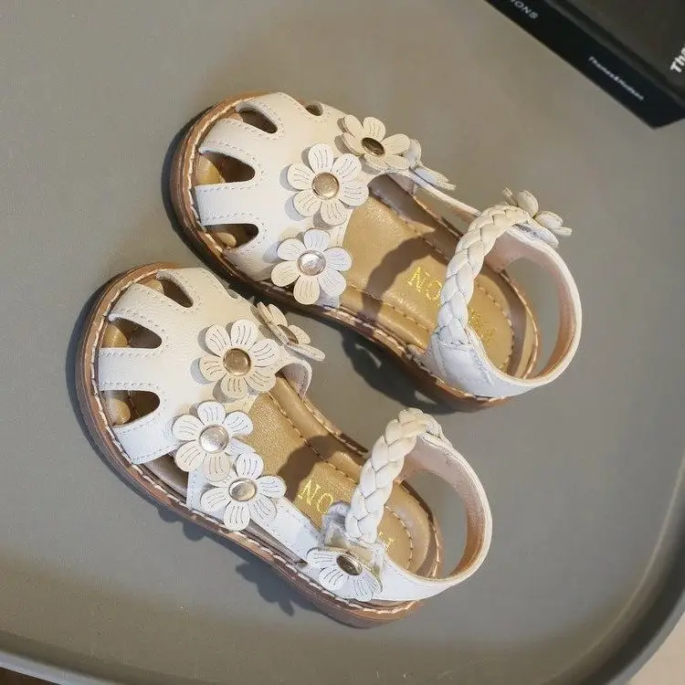 Baby Floral Sandals for Girls 1-5 Years Soft Soles