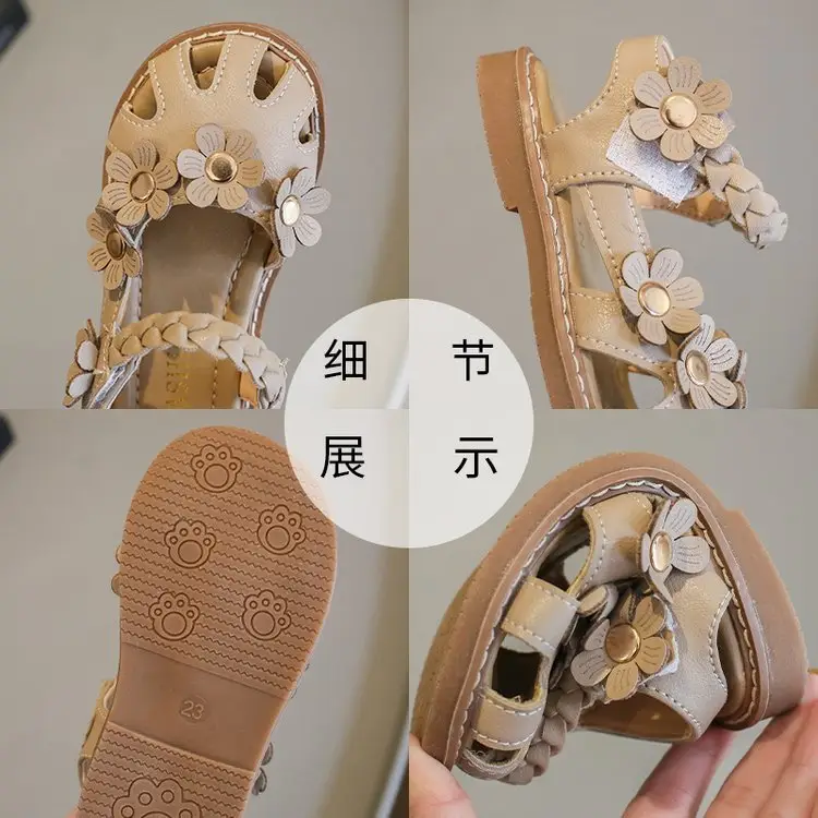 Baby Floral Sandals for Girls 1-5 Years Soft Soles — feature 11