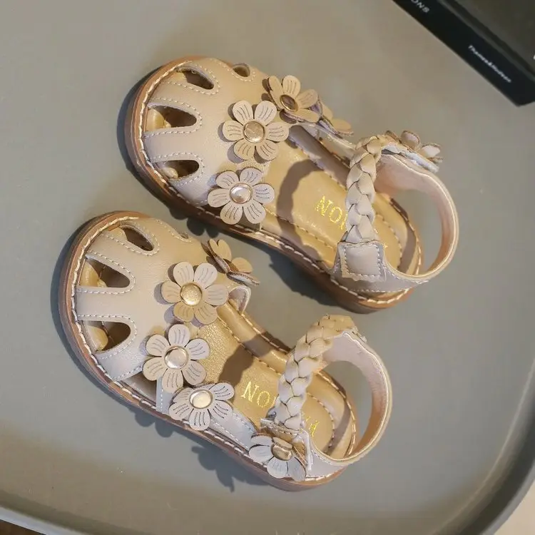 Baby Floral Sandals for Girls 1-5 Years Soft Soles — feature 17