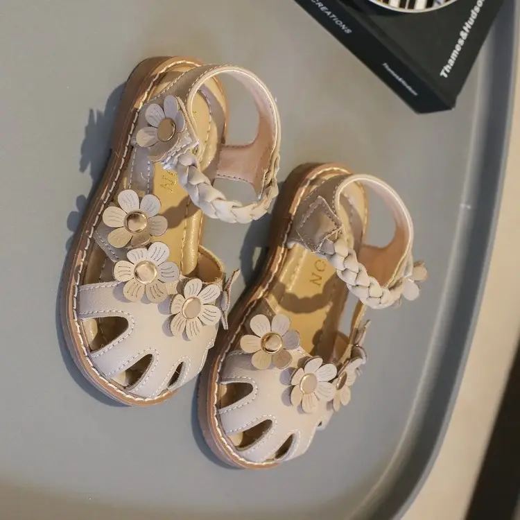 Baby Floral Sandals for Girls 1-5 Years Soft Soles — feature 2