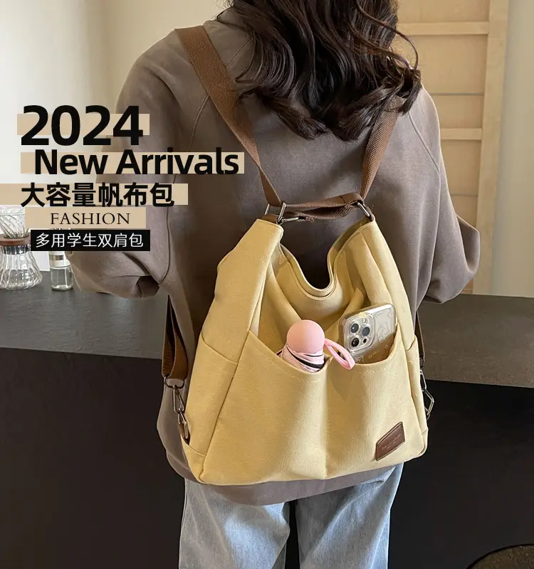 Women Canvas Tote Bag Large Capacity Summer 2026 — feature 10