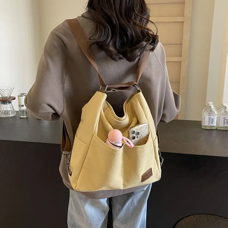 Women Canvas Tote Bag Large Capacity Summer 2026 — feature 11