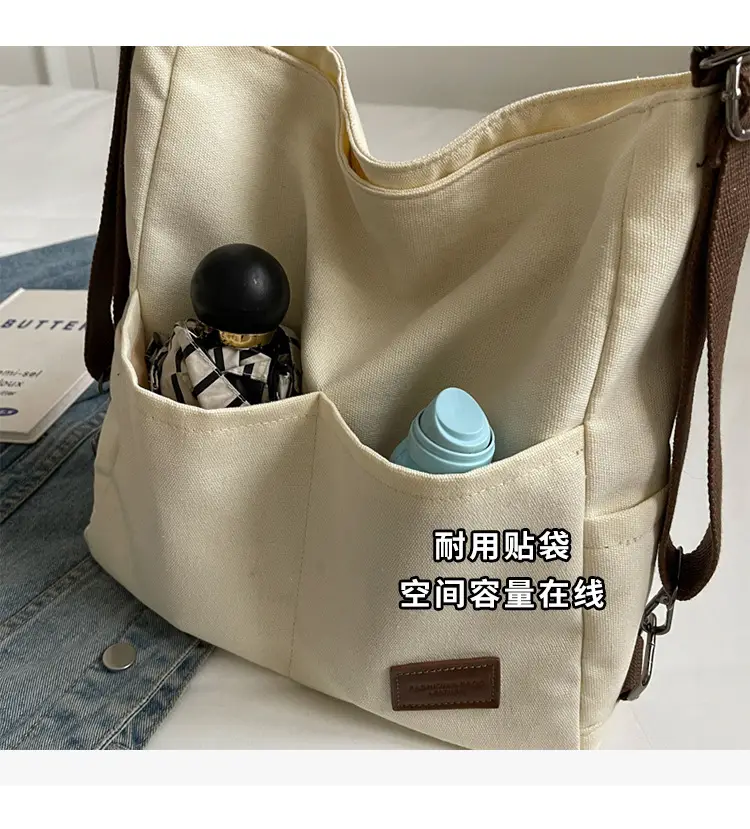 Women Canvas Tote Bag Large Capacity Summer 2026 — feature 18