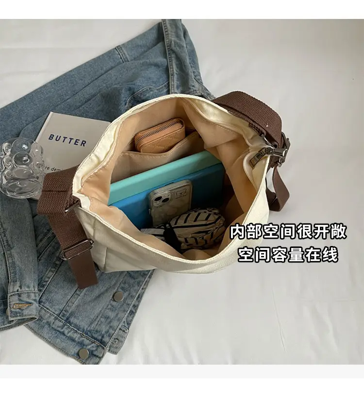 Women Canvas Tote Bag Large Capacity Summer 2026 — feature 21