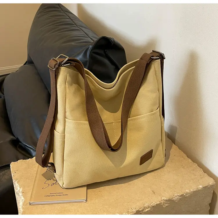 Women Canvas Tote Bag Large Capacity Summer 2026 — feature 22