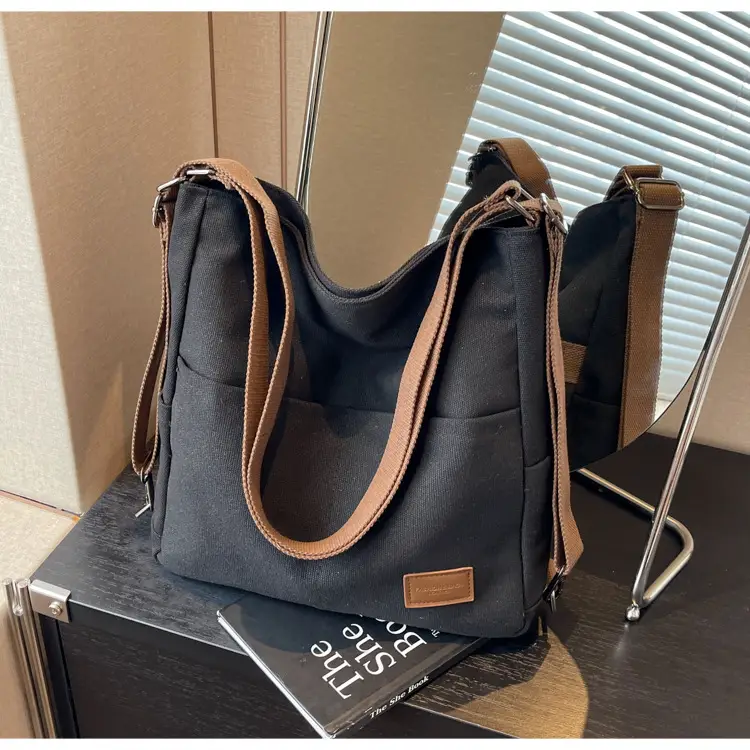 Women Canvas Tote Bag Large Capacity Summer 2026 — feature 25