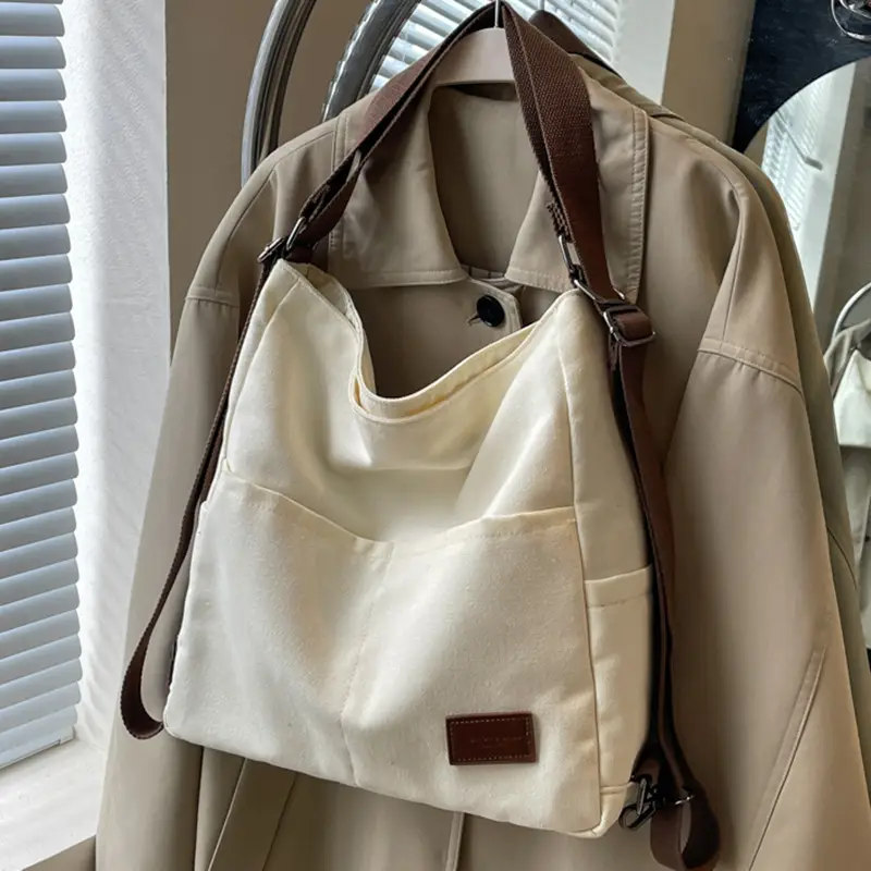 Women Canvas Tote Bag Large Capacity Summer 2026 - Image 2