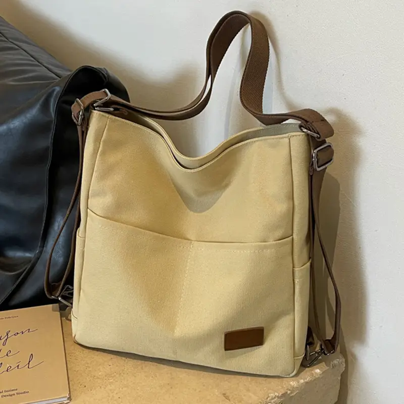 Women Canvas Tote Bag Large Capacity Summer 2026 - Image 3