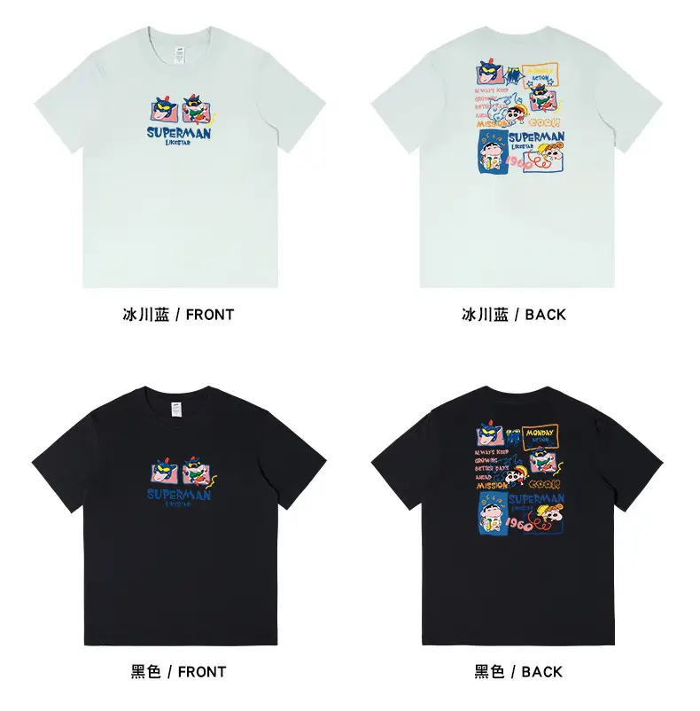 Men Japanese Style Cotton T-Shirt Navy Blue 2024 — feature 14