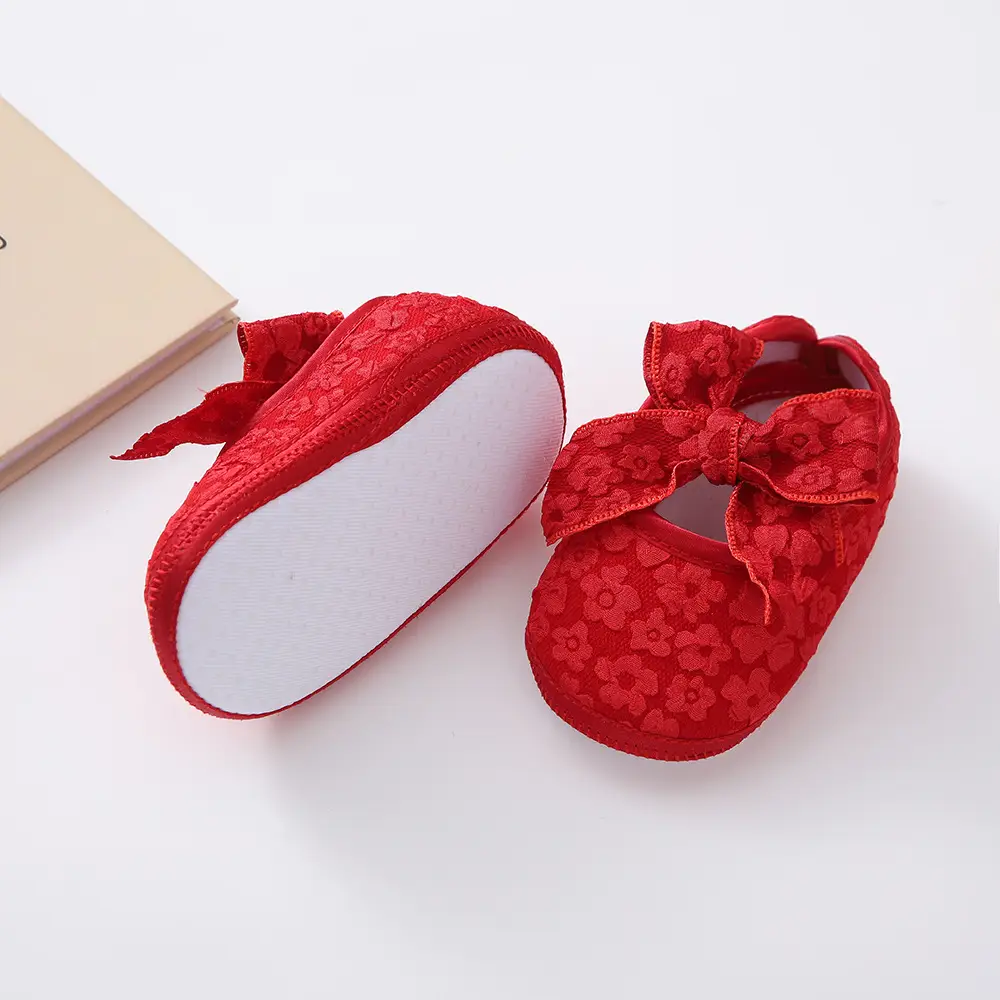 Newborn Baby Shoes with Hair Band & Princess Design 0-1Y