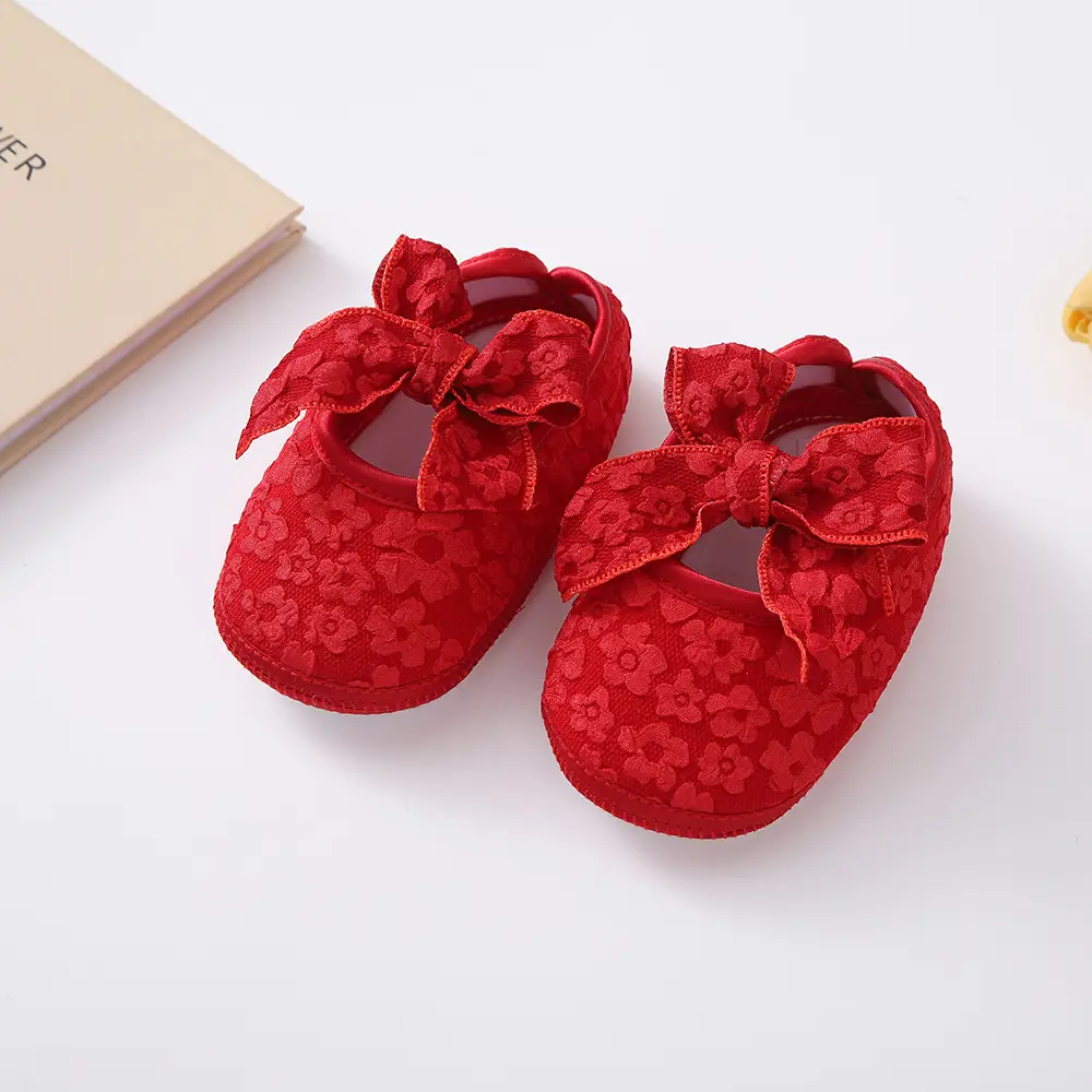 Newborn Baby Shoes with Hair Band & Princess Design 0-1Y — feature 3