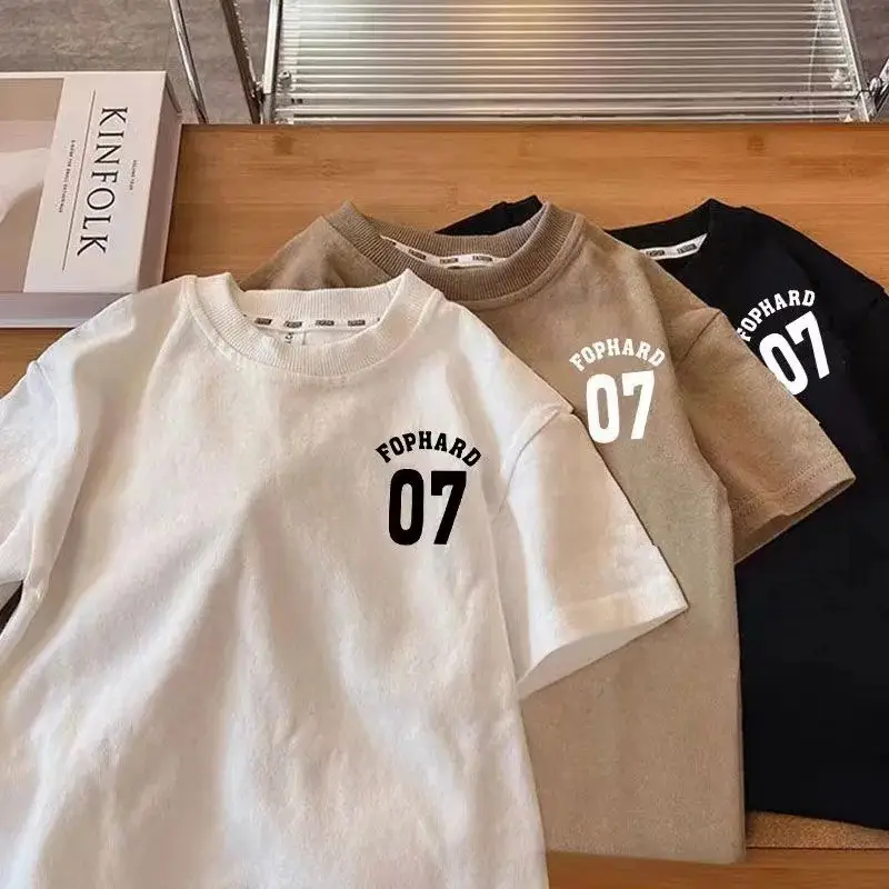 2026 Cotton T-Shirt FOPHARD07 Summer Boys Girls - Image 7