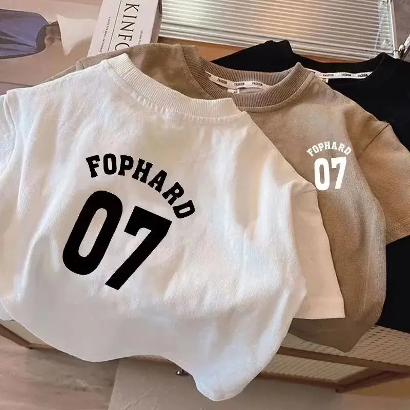 2026 Cotton T-Shirt FOPHARD07 Summer Boys Girls — feature 3