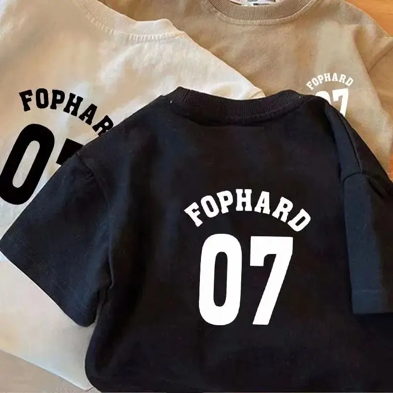 2026 Cotton T-Shirt FOPHARD07 Summer Boys Girls — feature 7