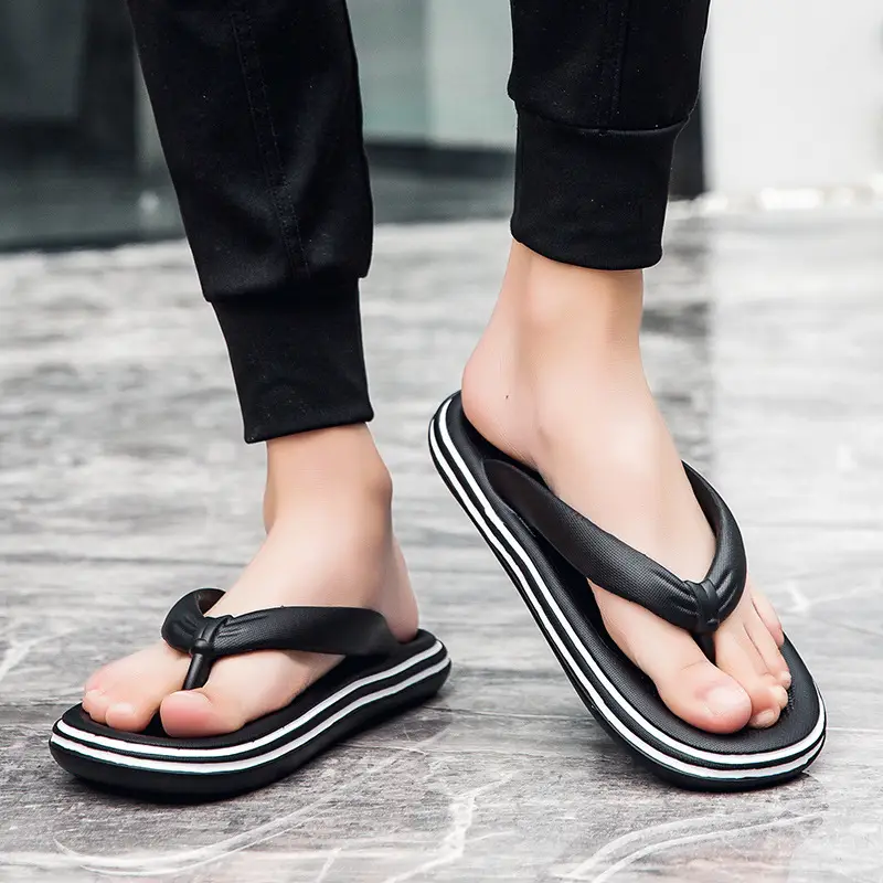 Summer new EVA flip-flops pedal excrement-feeling thick-soled non-slip slippers for external wear dual-purpose beach sandals manufacturers wholesale - Image 7