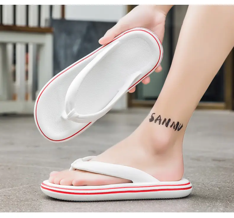 Summer new EVA flip-flops pedal excrement-feeling thick-soled non-slip slippers for external wear dual-purpose beach sandals manufacturers wholesale — feature 12