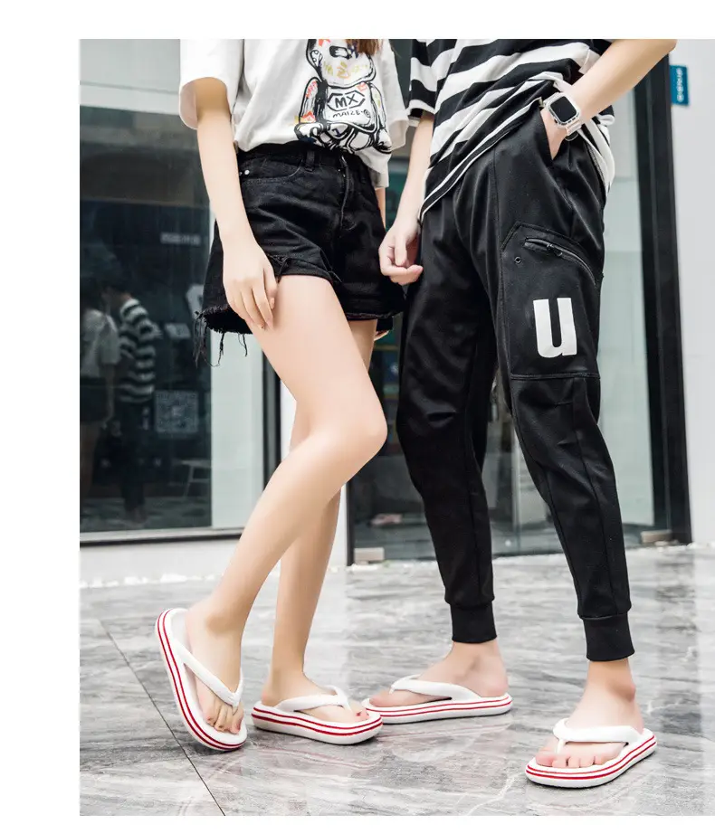 Summer new EVA flip-flops pedal excrement-feeling thick-soled non-slip slippers for external wear dual-purpose beach sandals manufacturers wholesale — feature 13