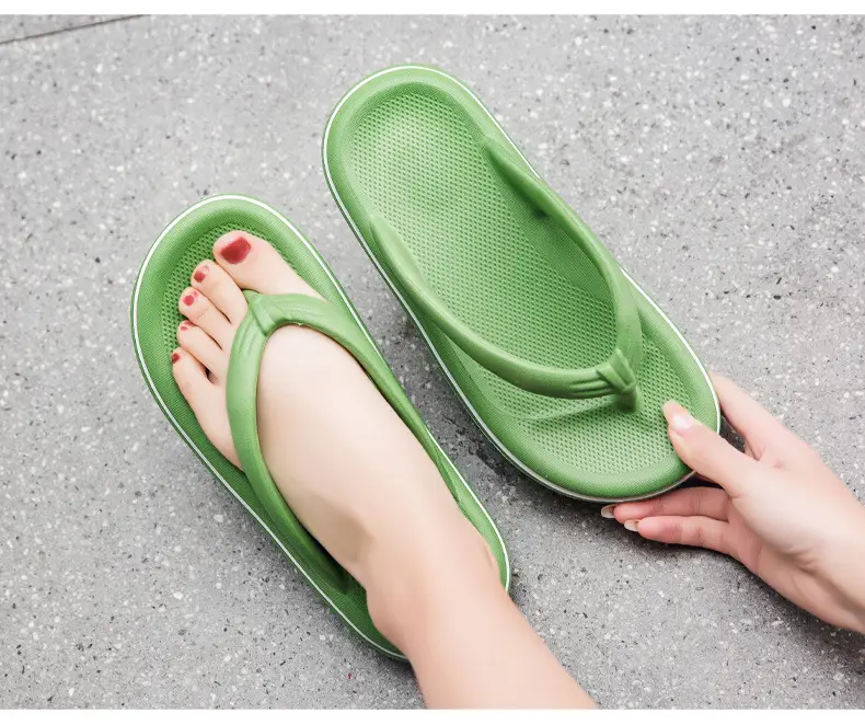 Summer new EVA flip-flops pedal excrement-feeling thick-soled non-slip slippers for external wear dual-purpose beach sandals manufacturers wholesale — feature 16