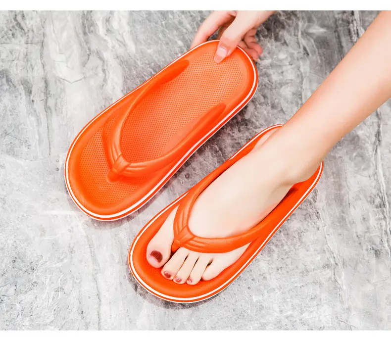 Summer new EVA flip-flops pedal excrement-feeling thick-soled non-slip slippers for external wear dual-purpose beach sandals manufacturers wholesale — feature 18