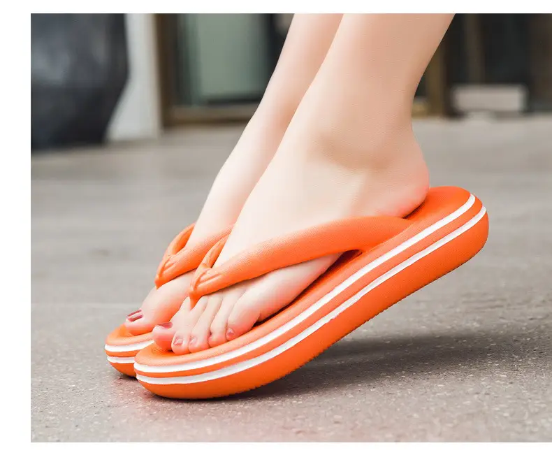 Summer new EVA flip-flops pedal excrement-feeling thick-soled non-slip slippers for external wear dual-purpose beach sandals manufacturers wholesale — feature 19