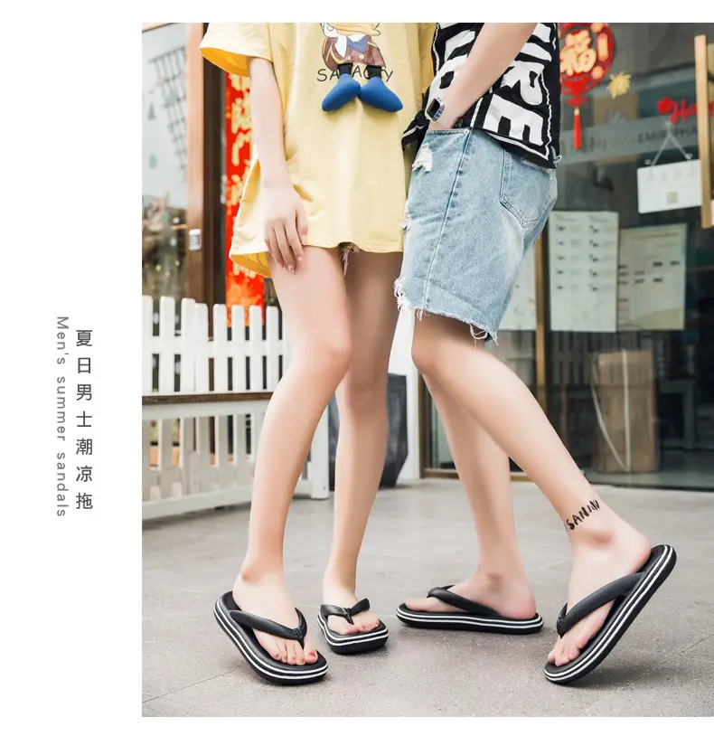 Summer new EVA flip-flops pedal excrement-feeling thick-soled non-slip slippers for external wear dual-purpose beach sandals manufacturers wholesale — feature 8