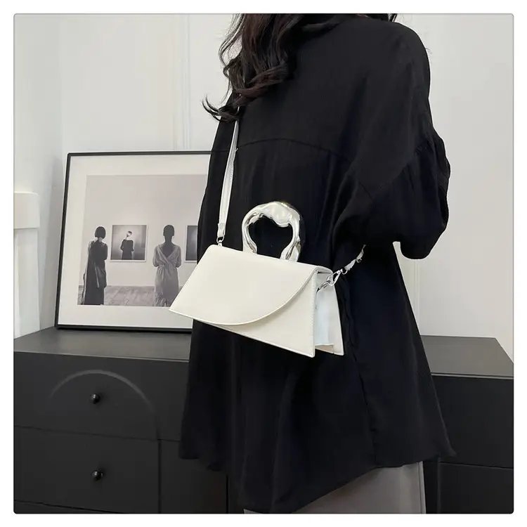 2024 Women's White & Beige Shoulder Bags with Crossbody Design — feature 17