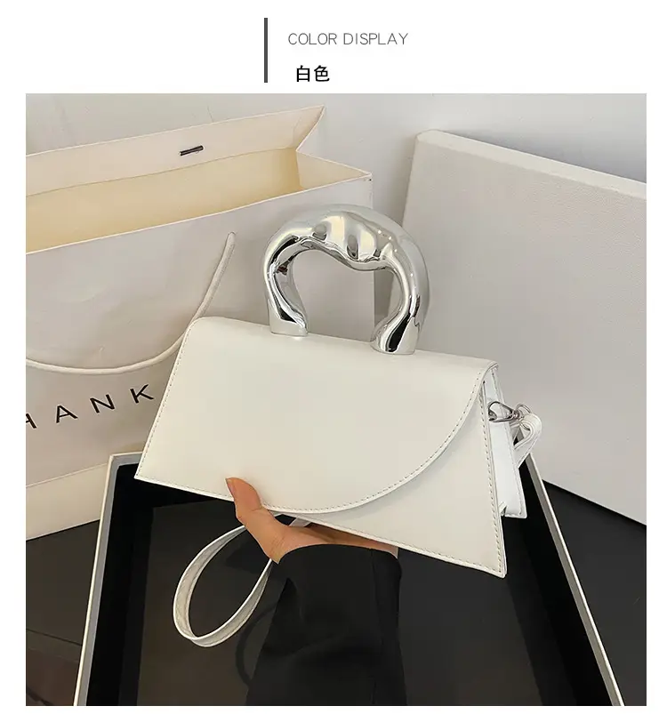2024 Women's White & Beige Shoulder Bags with Crossbody Design — feature 27