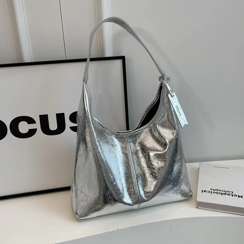 Silver Crossbody Bag for Women 2026 New Trendy - Image 5