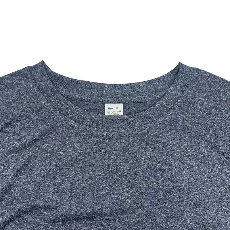 Men's Pure Color Quick-Drying T-Shirt White — feature 28