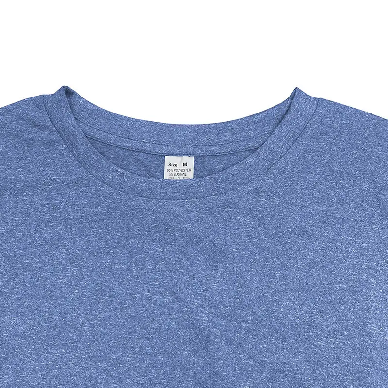 Men's Pure Color Quick-Drying T-Shirt White — feature 29