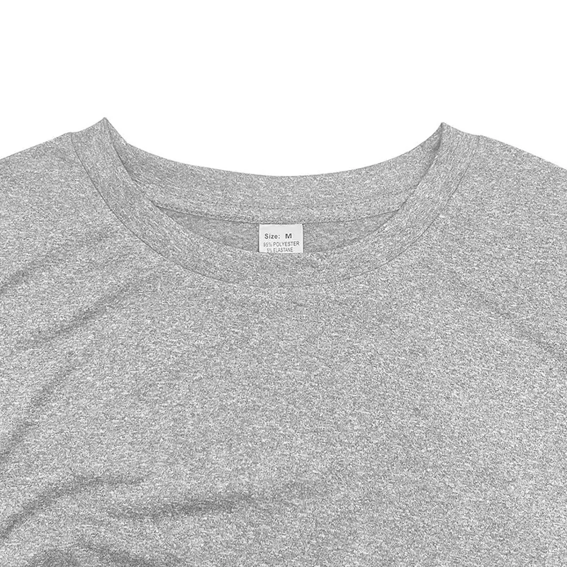 Men's Pure Color Quick-Drying T-Shirt White — feature 30