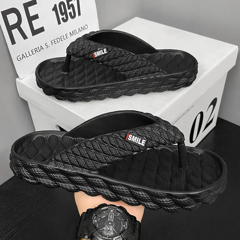 Flip-flops Men's Summer Tide Brand Outer Wear Soft Sole Flip-flops Men's Outdoor Casual Sports Beach Sandals