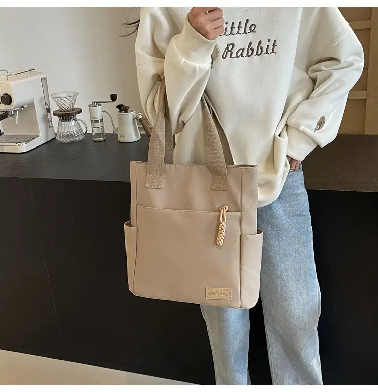 Women's Large Capacity Japanese Canvas Shoulder Bag — feature 32